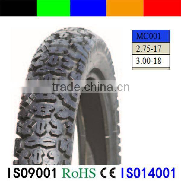 GOOD CHINA MOTORCYCLE STREET TYRES 2.75-17 3.00-18