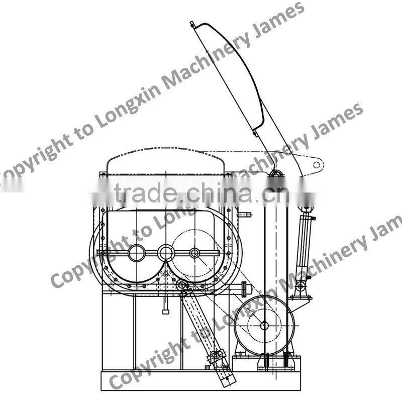 silicone kneader extruder /kneader mixer/ vacuum kneader