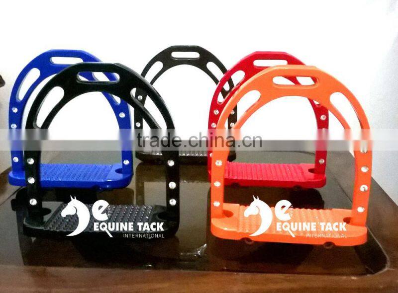Jin Stirrups, Aluminium Horse Riding Lightweight Non Slip Treas Jin Stirrups, Kinko Stirrup