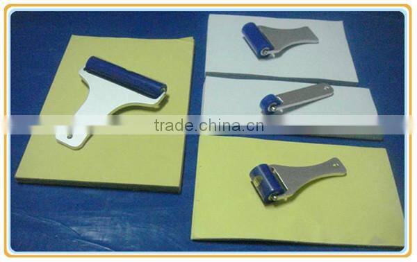 ESD 4inch Silicone Tacky Roller Blue Color