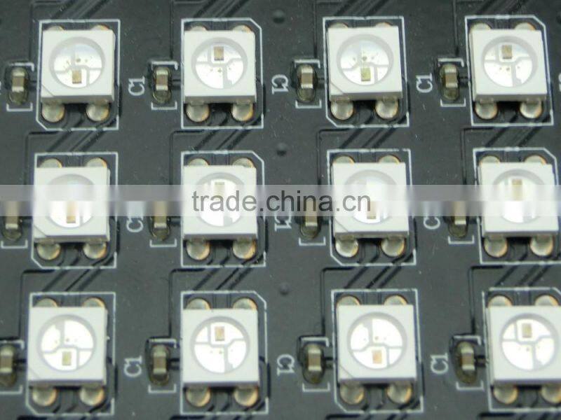 256pixels smd 5050 rgb ws2812b led dot matrix