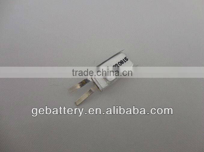 ultra thin 020815 3.7v 10mah lipo cells for bluetooth products
