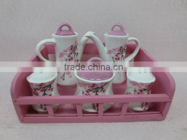 Decorative DFC Ceramic Teapot for Home Using