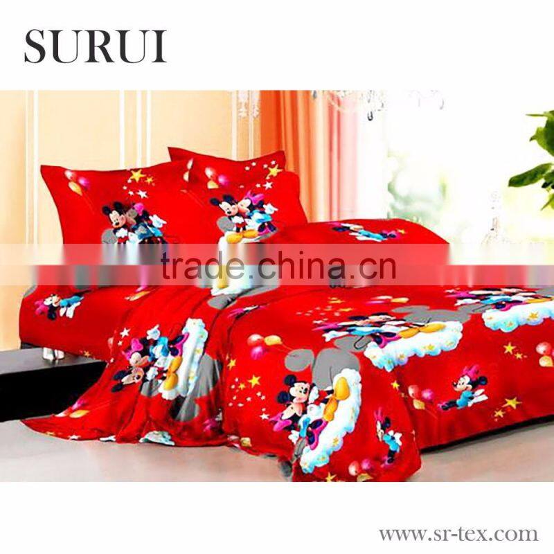 Wholesale 100% cotton kitty printed bedroom bedding fabrics