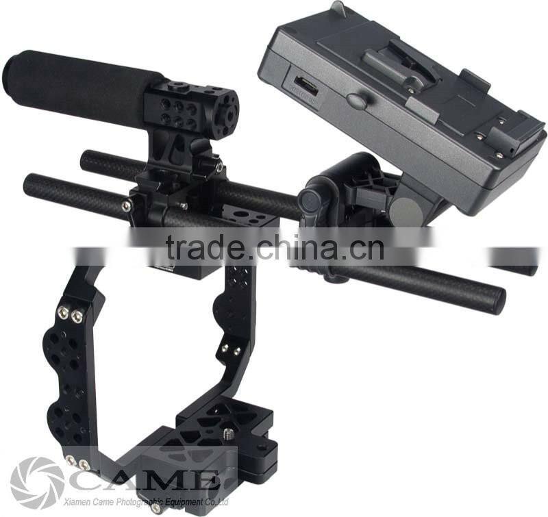 Clearance Sale F&V BMC Cage for BlackMagic Design Cinema Camera 15mm Rail Advanced BMCC Kit