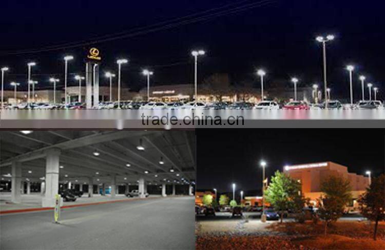 UL DLC Certification and Magnesium Alloy housing 200w led outdoor parking lot lighting
