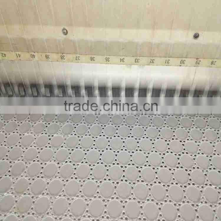 two types leaf emboridery fabric green fabric for a sheath with a slit skirt