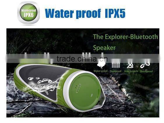 Portable NFC Waterproof Wireless Bluetooth Speaker With Power Bank