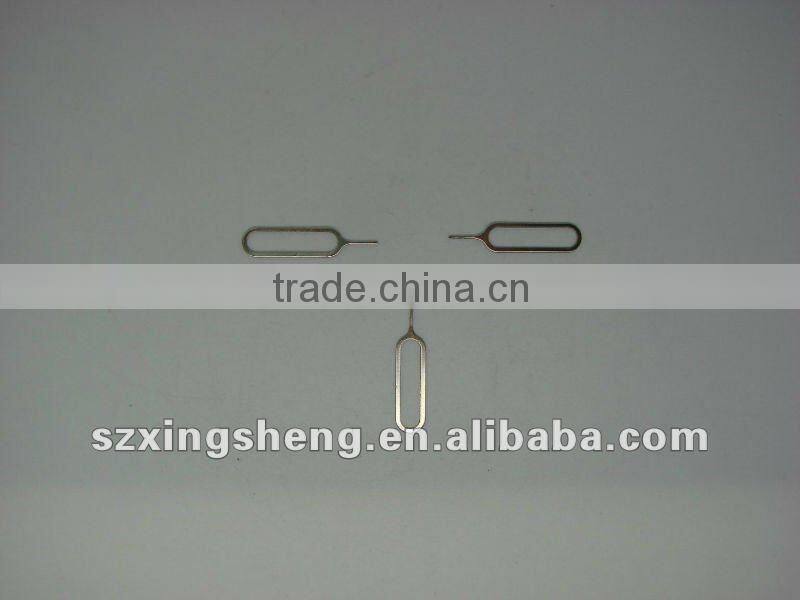 Stainless iron sim card removal tool for iphone and ipad