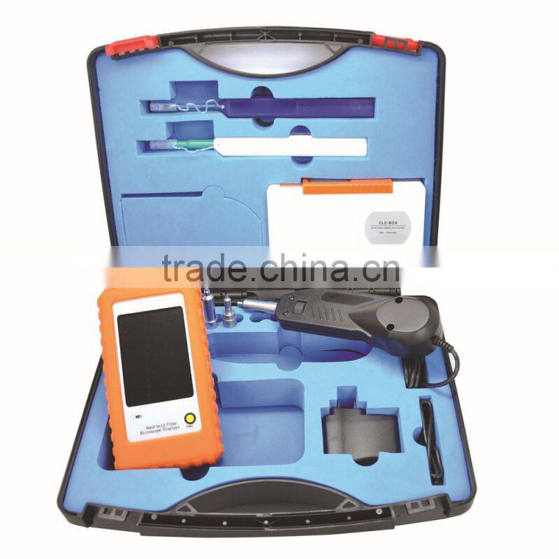 fiber optic cleaning tool kit include fiber clean pen fiber clean cassette