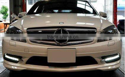 high quality LED daytime running lights with cover for BENZ C-CLASS W204 AMG Style