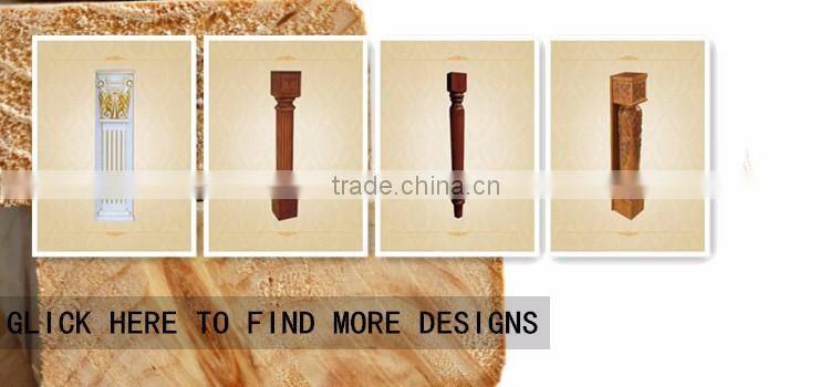 Household Wood Stair Newel Post