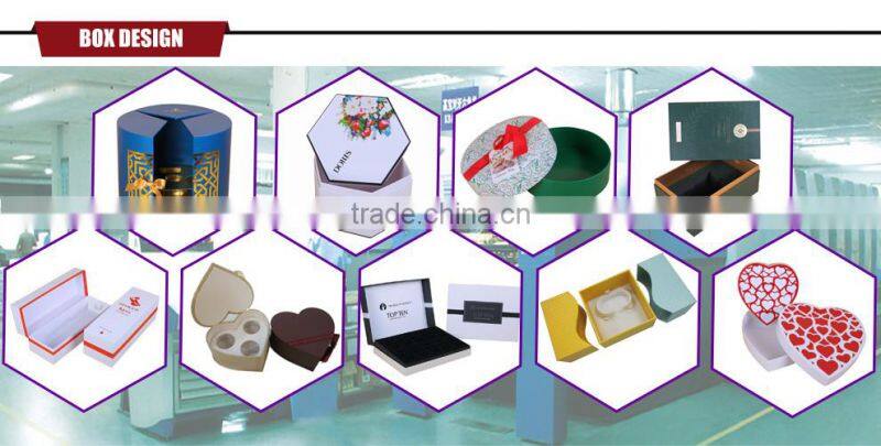 Good quality customized logo perfume box paper with sliver logo