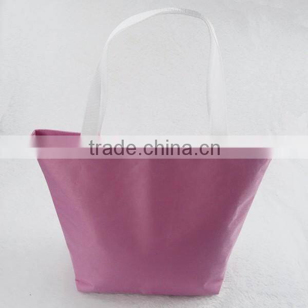 high quality strong 600d shopping bag with Pu coated