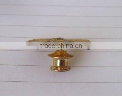 PIP badge with butterfly pin on backside