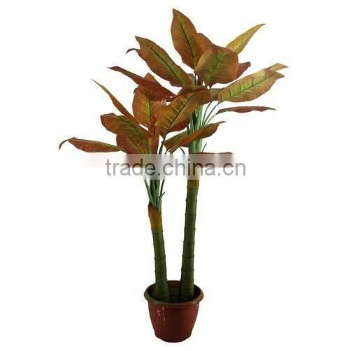 decorative artificial plastic banana tree