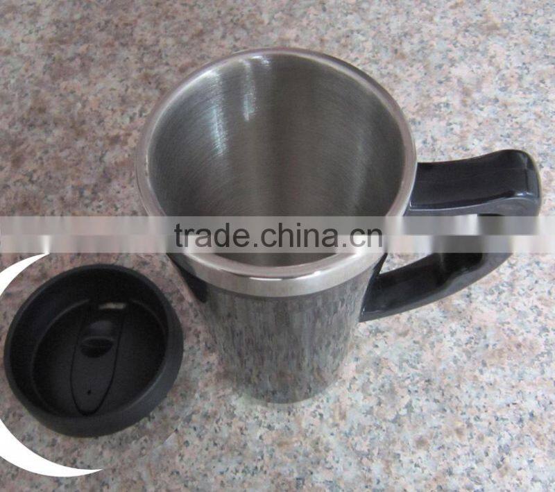 16oz Customized color Acrylic plastic outer stainless steel Vase travel mug