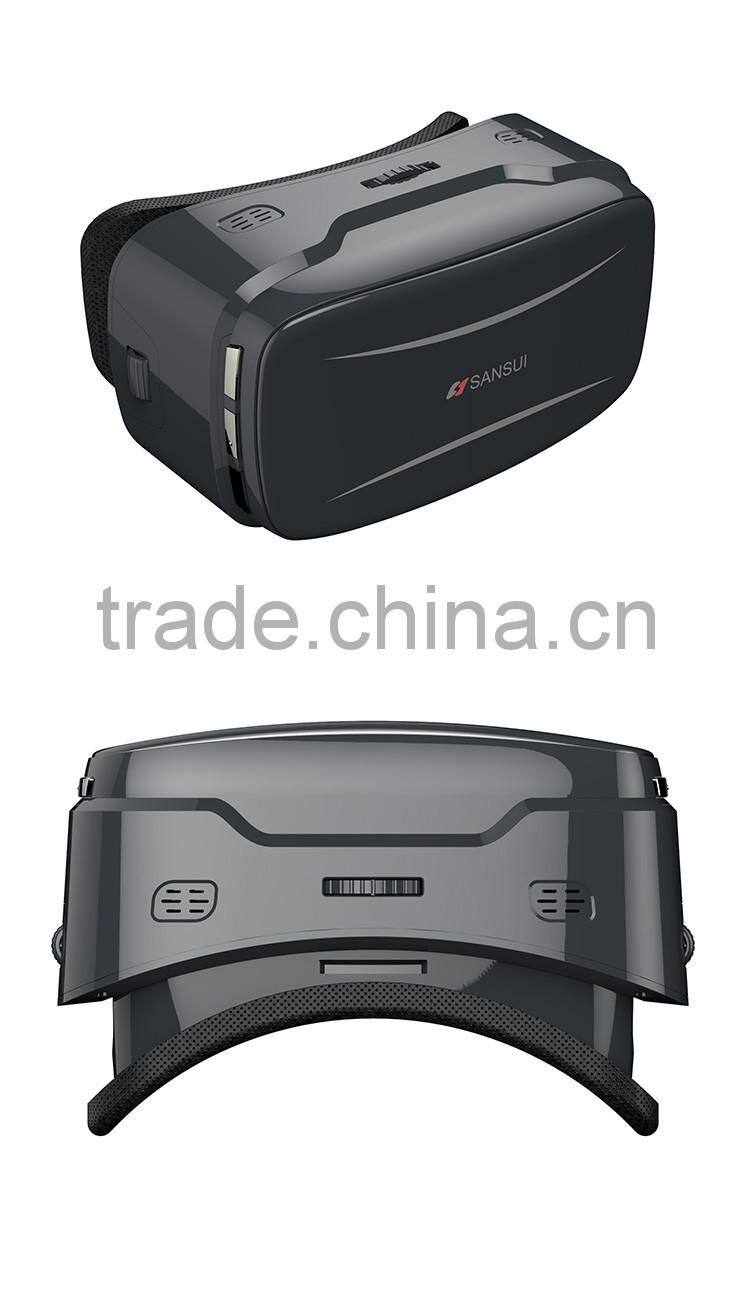 2017 High quality 3d vr headset all in one virtual reality glasses android