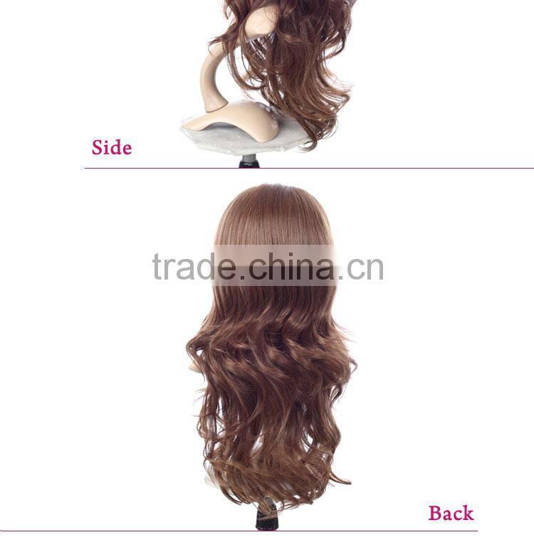High quality Heat synthetic Fiber bob full lace wig