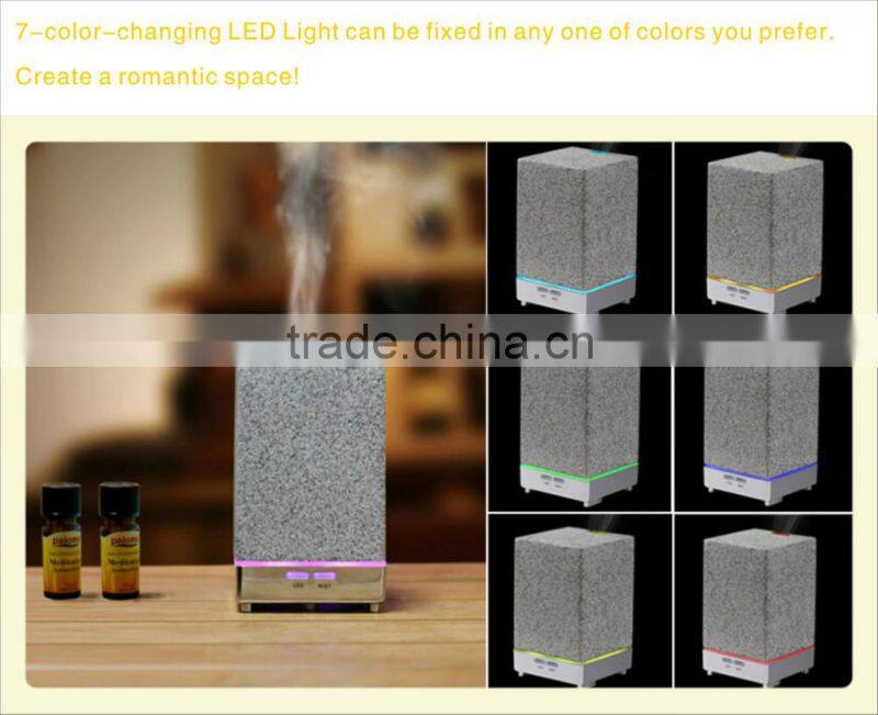 2015 wholesale elegant design stone electric aromatherapy diffuser,stone air humidifier with 1 year warranty