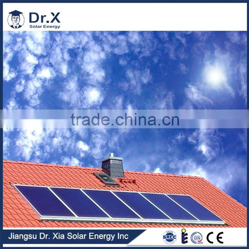 Best selling excellent vguard solar water heater,split pressure flat solar water heater