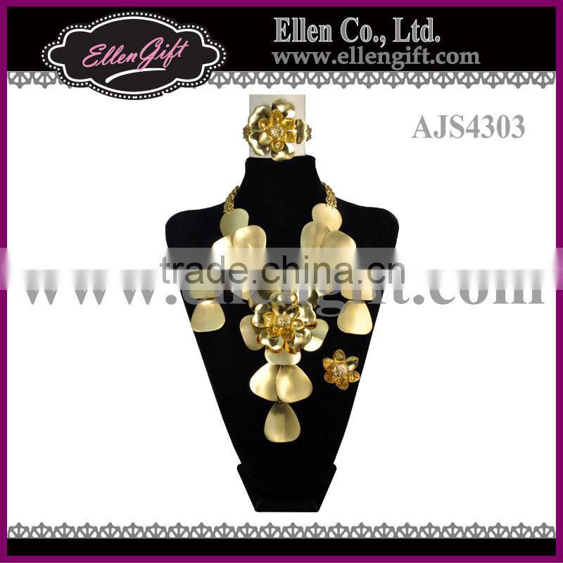 EllenGift Fashion Design Gold Jewelry Set AJS4303