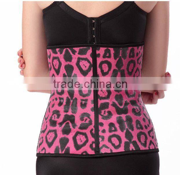 New design sexy leopard waist training corsets cheap corsets bustiers practical corsets for women wholesale