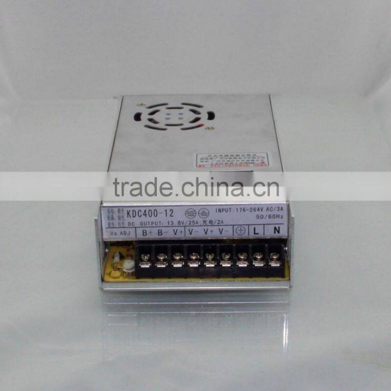 Dual output13.8V battery charger dc power supply 13.8V uninterrupted power supply 400W ups power supply with charging for batter