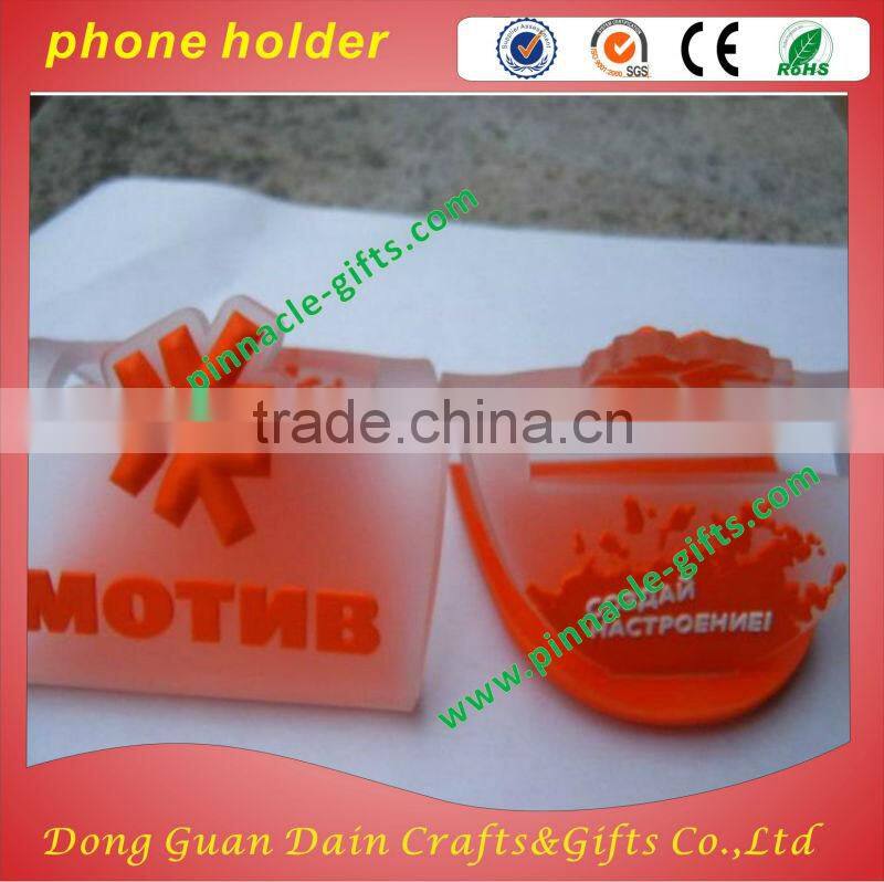 soft pvc lovely mobile phone holder