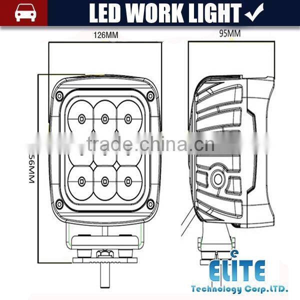 Best seller 6inch 45W led work light auto Offroad Truck LED work lamp