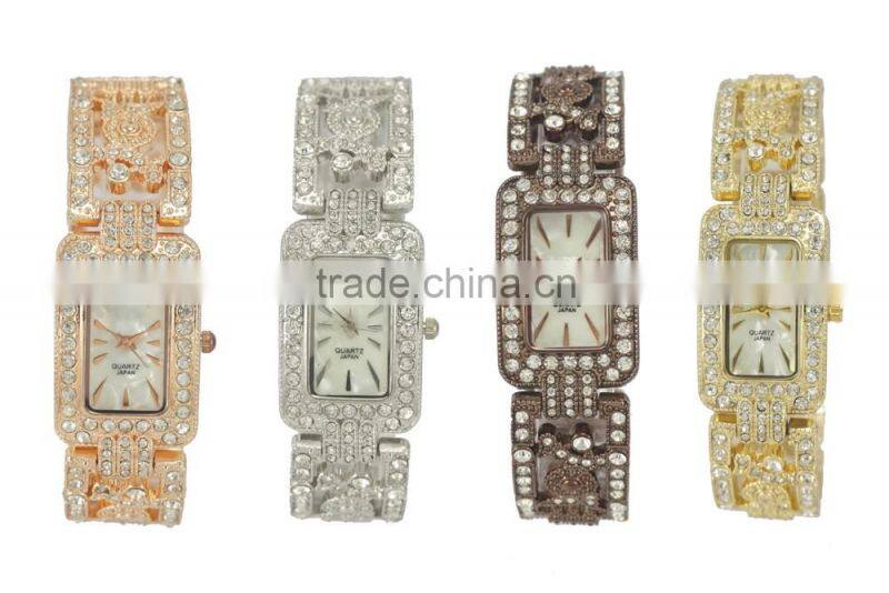 New models full diamonds custom brand watch wrist watch for ladies