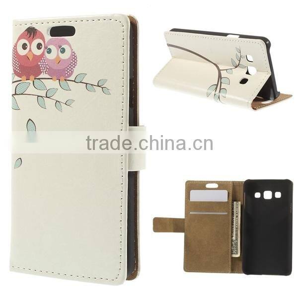for samsung galaxy A3 case,stand pu leather wallet case for samsung galaxy A3 stylish case,wholesale