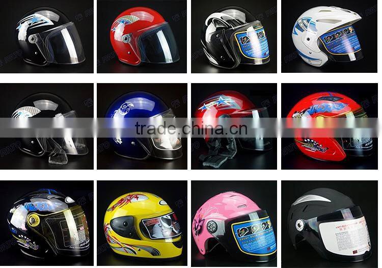 Top PP material plastic safty half face motorcycle helmet