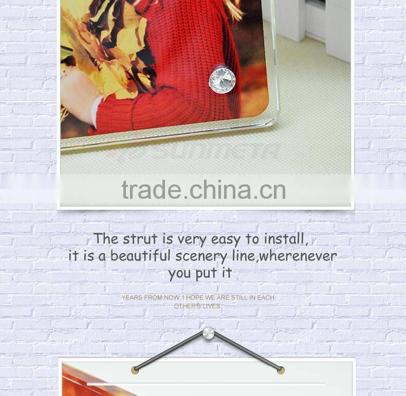 Sunmeta beautiful blank sublimation coated 180*130*10 heat press glass photo frame