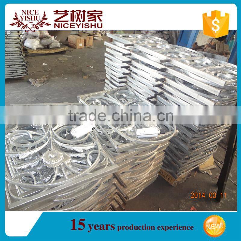 Cheap wrought iron fencing panels and metal fence gates for sale
