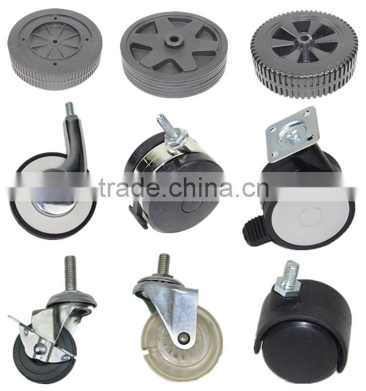 M D40mm PA6 black no brake Plastic Caster/wheel