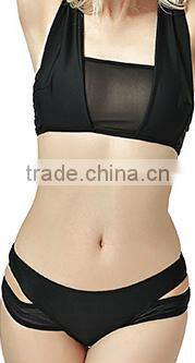 BSC054 Sexy net women school fission pure triangle bikini swimwear