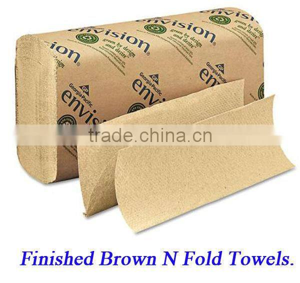 Laminating Printing High Speed Automatic Gluing V Fold Paper Towel Machine