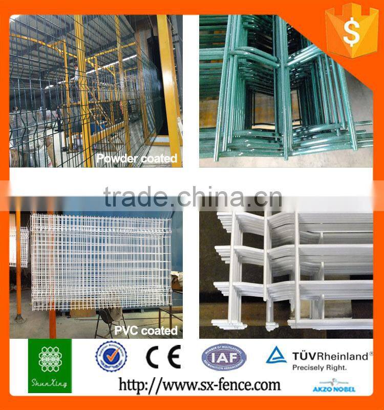 Trade Assurance dark green pvc coated Welded mesh fence