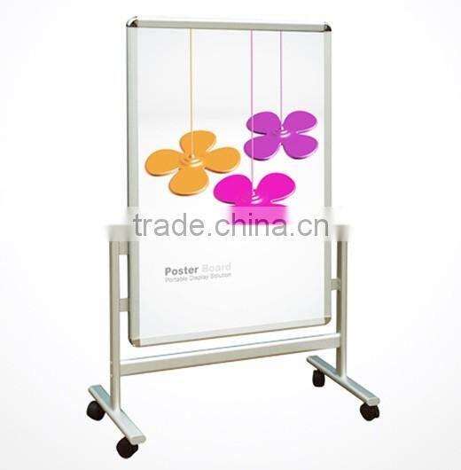 cosmetic marketing pormotion double sided poster board stand