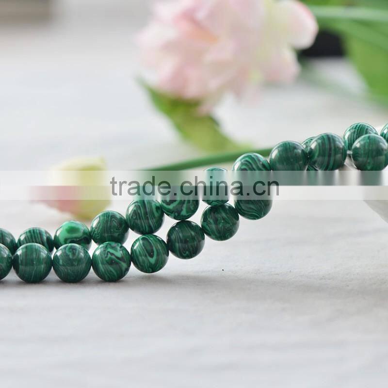 4mm 6mm 8mm 10mm 12mm 14mm beautiful natural green malachite gemstones