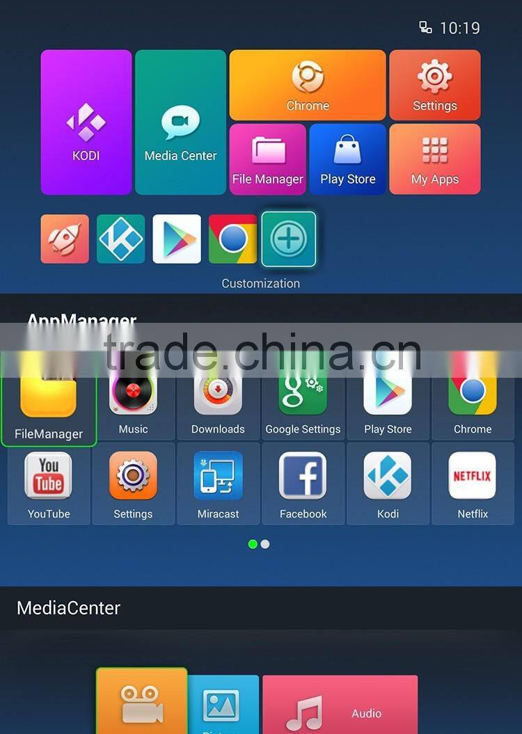 Himedia H8 plus factory Amlogic s912 latest KODI android tv box