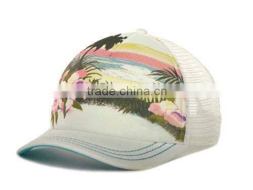 Men Women Adjustable Visor Sport Hat Tropical Mesh Baseball Cap