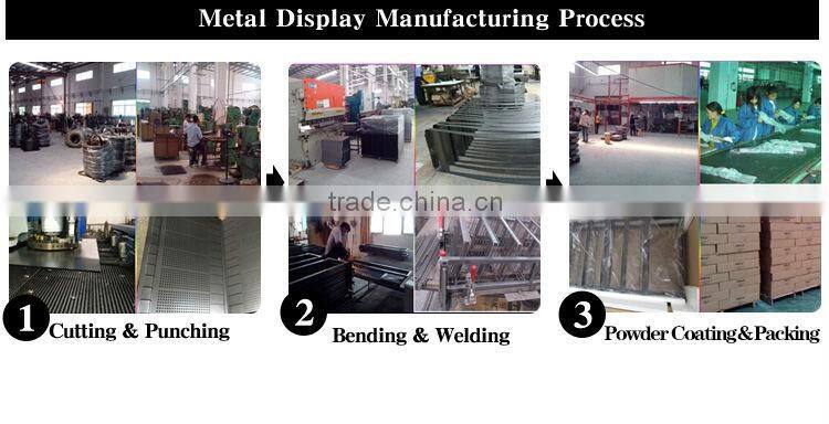 2016 New product free standing metal brochure magazine holder