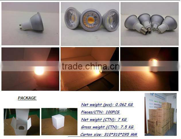 CRI>90 dimmable ULCUL CE RoHS energy star GU10 led spotlight