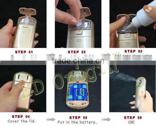 Mini humidifier facial / rechargeable humidifier / air care humidifier