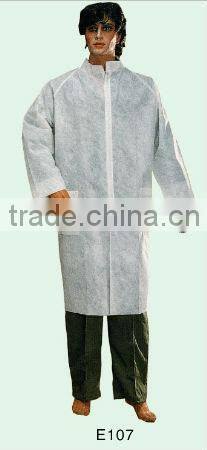 white fashion disposable non-woven gowns