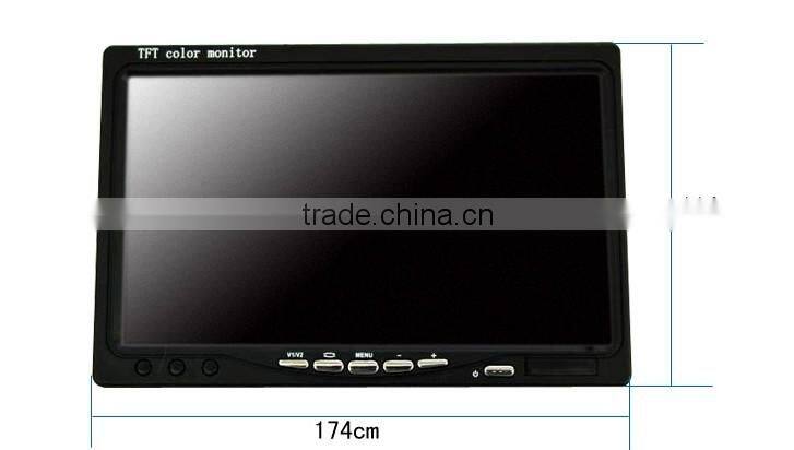 7 inch Car Monitor with HDMI VGA AV