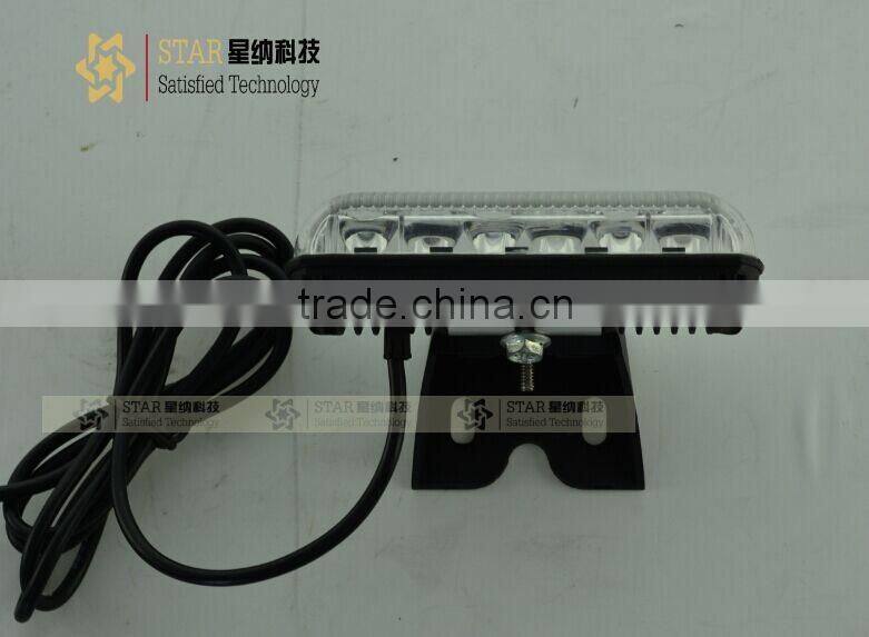 CE certificated 6 LED strobe grill light XN-185-4