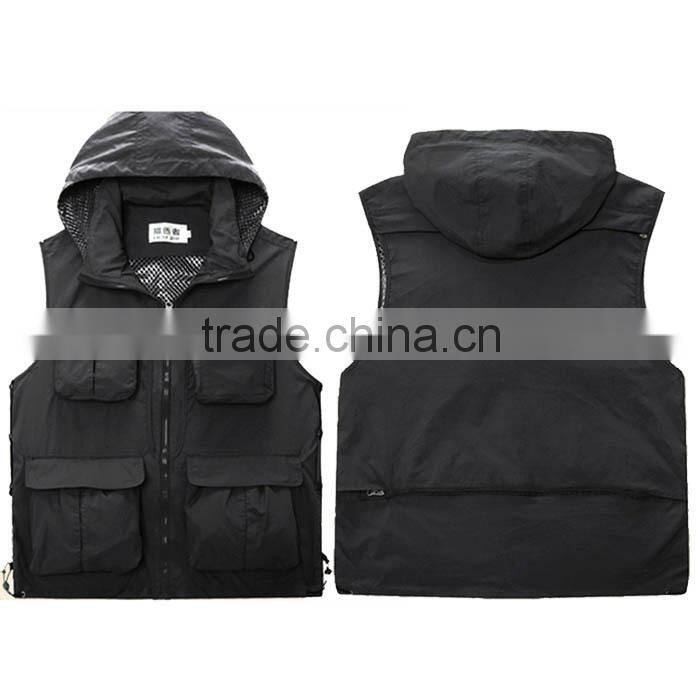 2016 China Photographer Vest Jacket Photo Vest Comfortable Padding Vest
